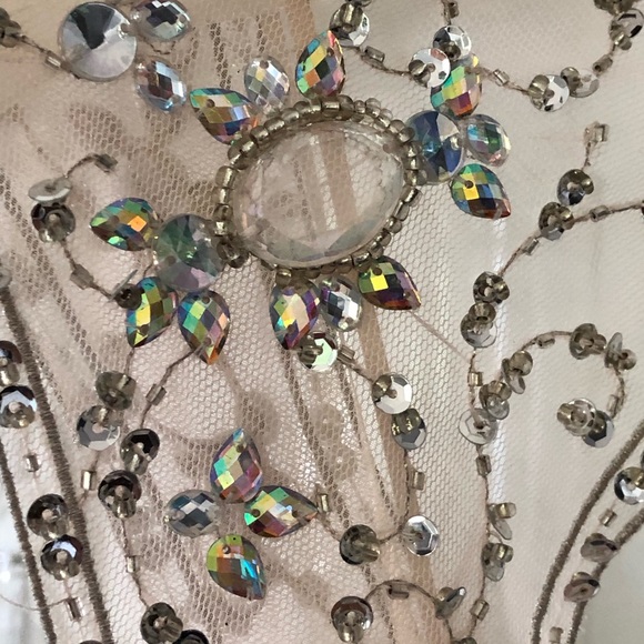 Morgan & Co. Light Peach Party DRESS, Size 3/4 - Picture 7 of 9